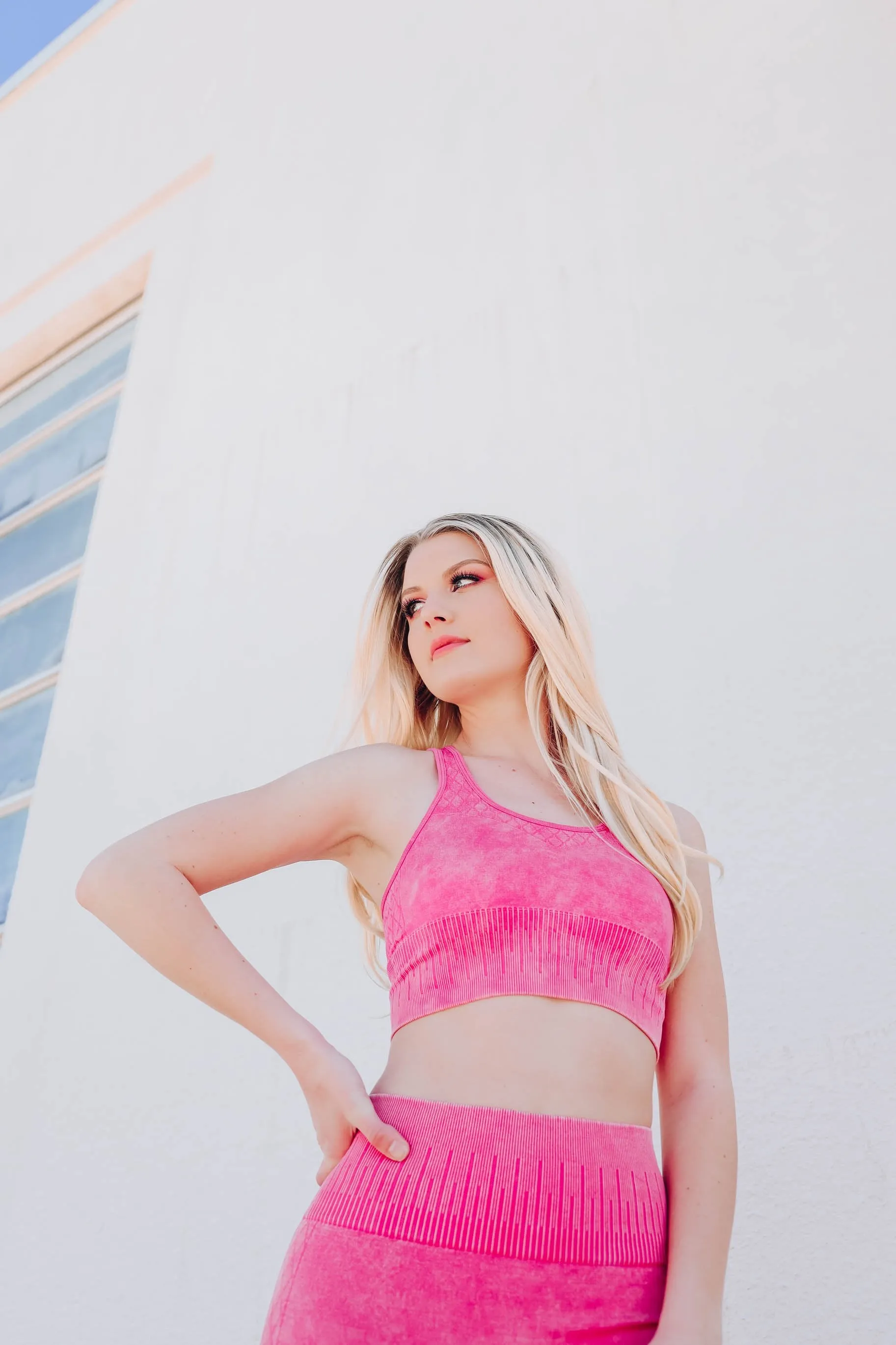 Pushin' The Limit Sports Bra - Pink