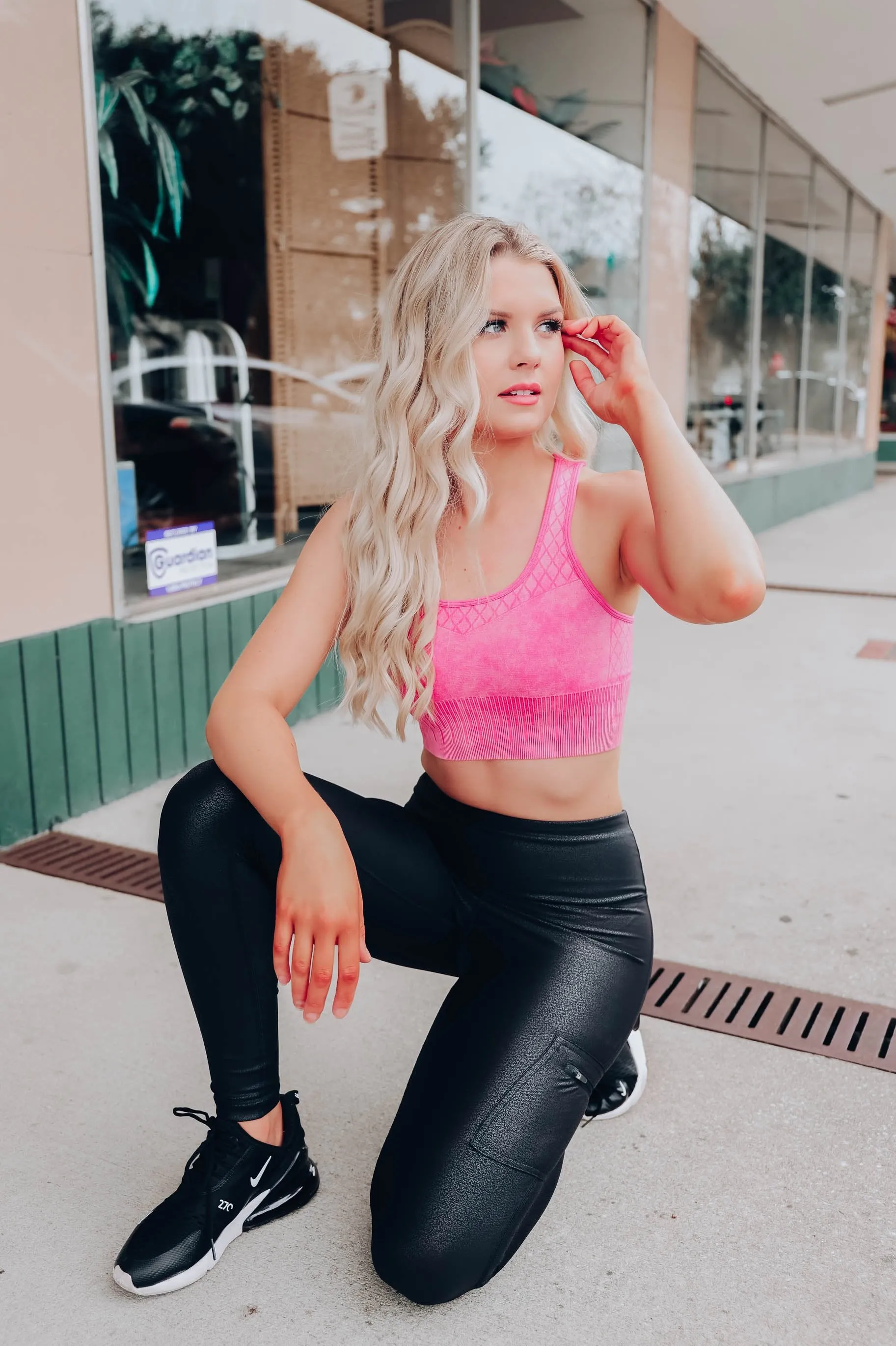 Pushin' The Limit Sports Bra - Pink