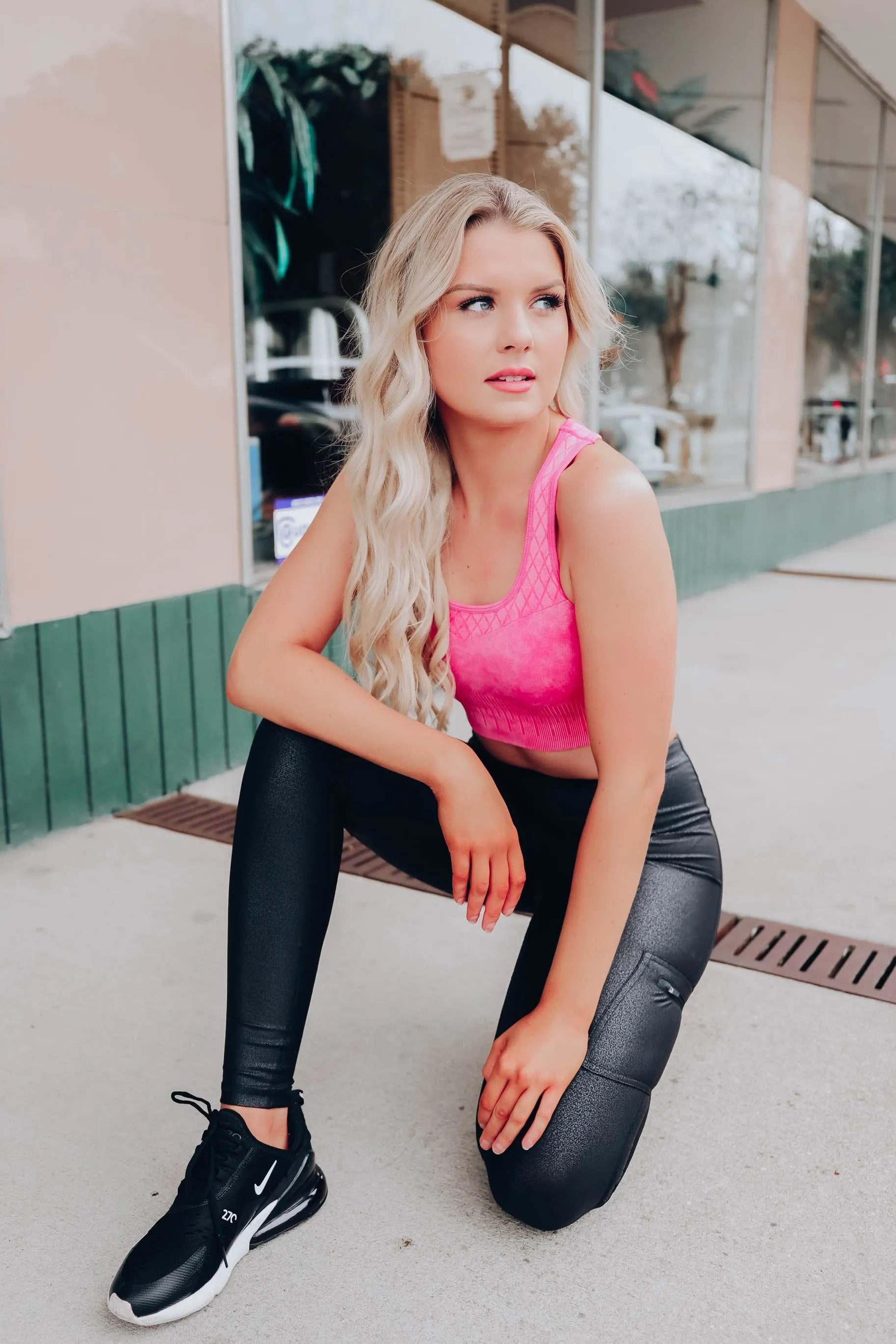 Pushin' The Limit Sports Bra - Pink