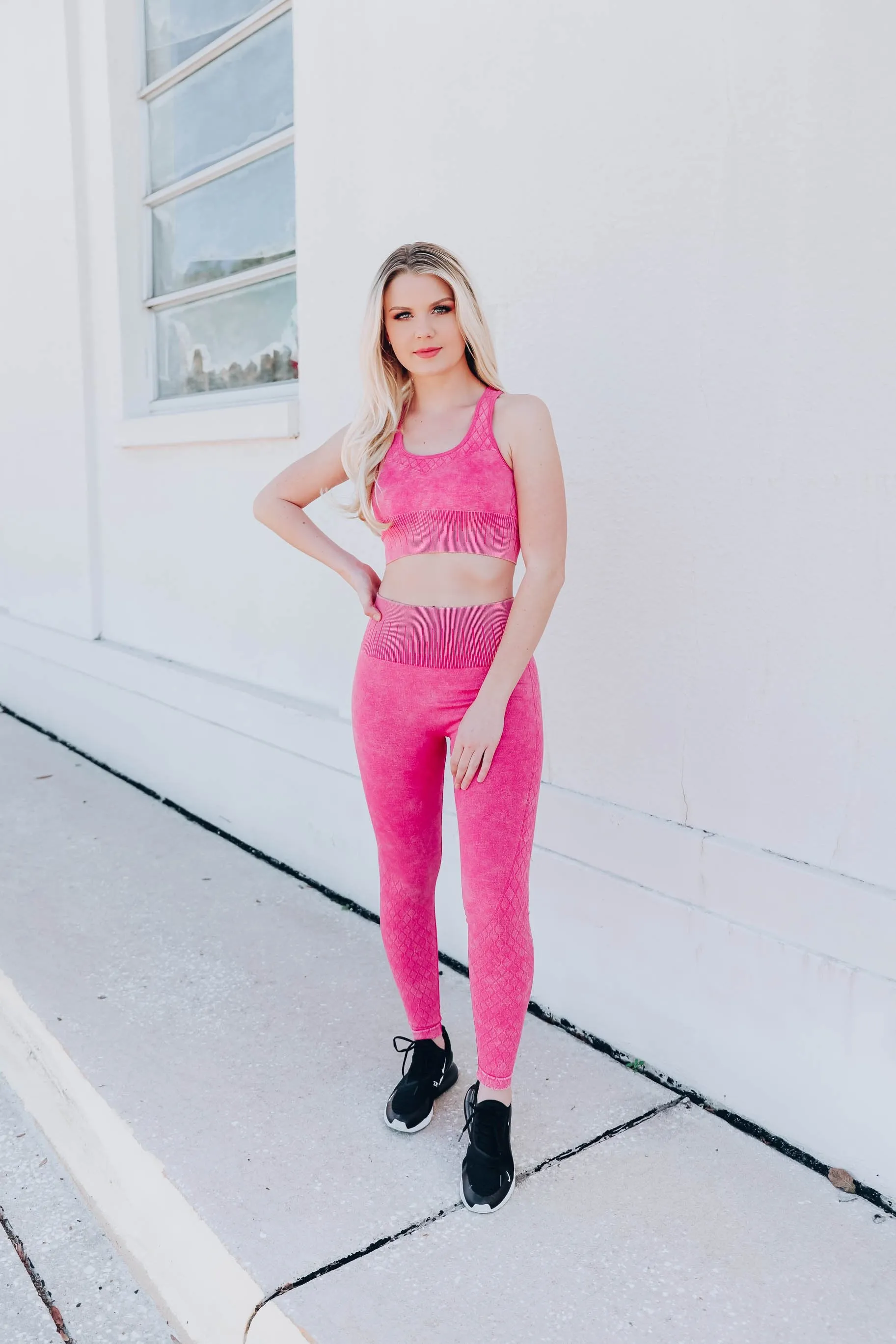 Pushin' The Limit Sports Bra - Pink