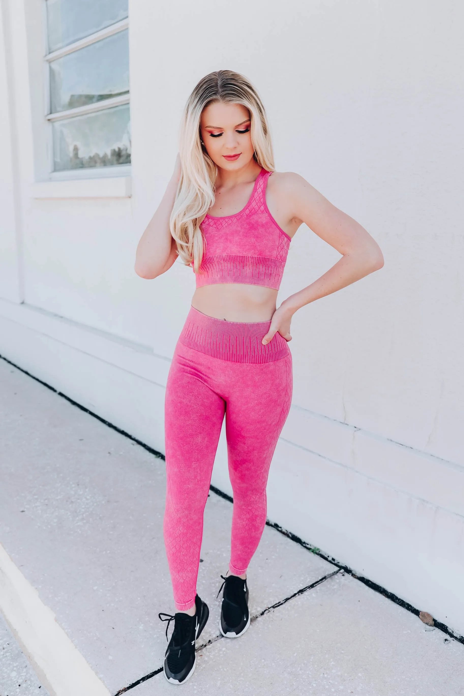 Pushin' The Limit Sports Bra - Pink