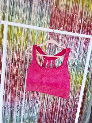 Pushin' The Limit Sports Bra - Pink