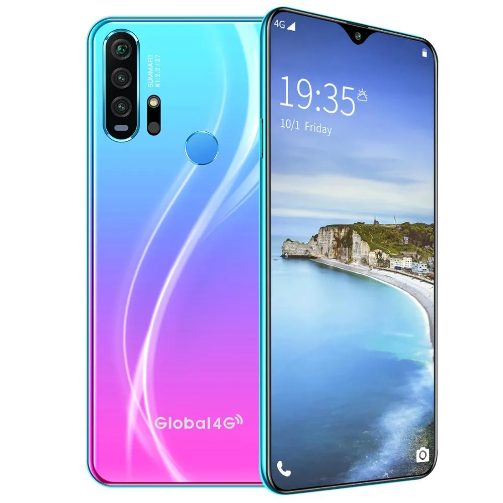 R30 pro Smart Phone 4G Network 3G   64g High Configuration Face Recognition Fingerprint Recognition Phone blue_U.S. regulations