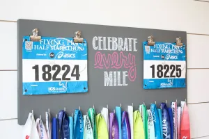 Race Bib and Medal Holder - Celebrate Every Mile - Extra Large Size