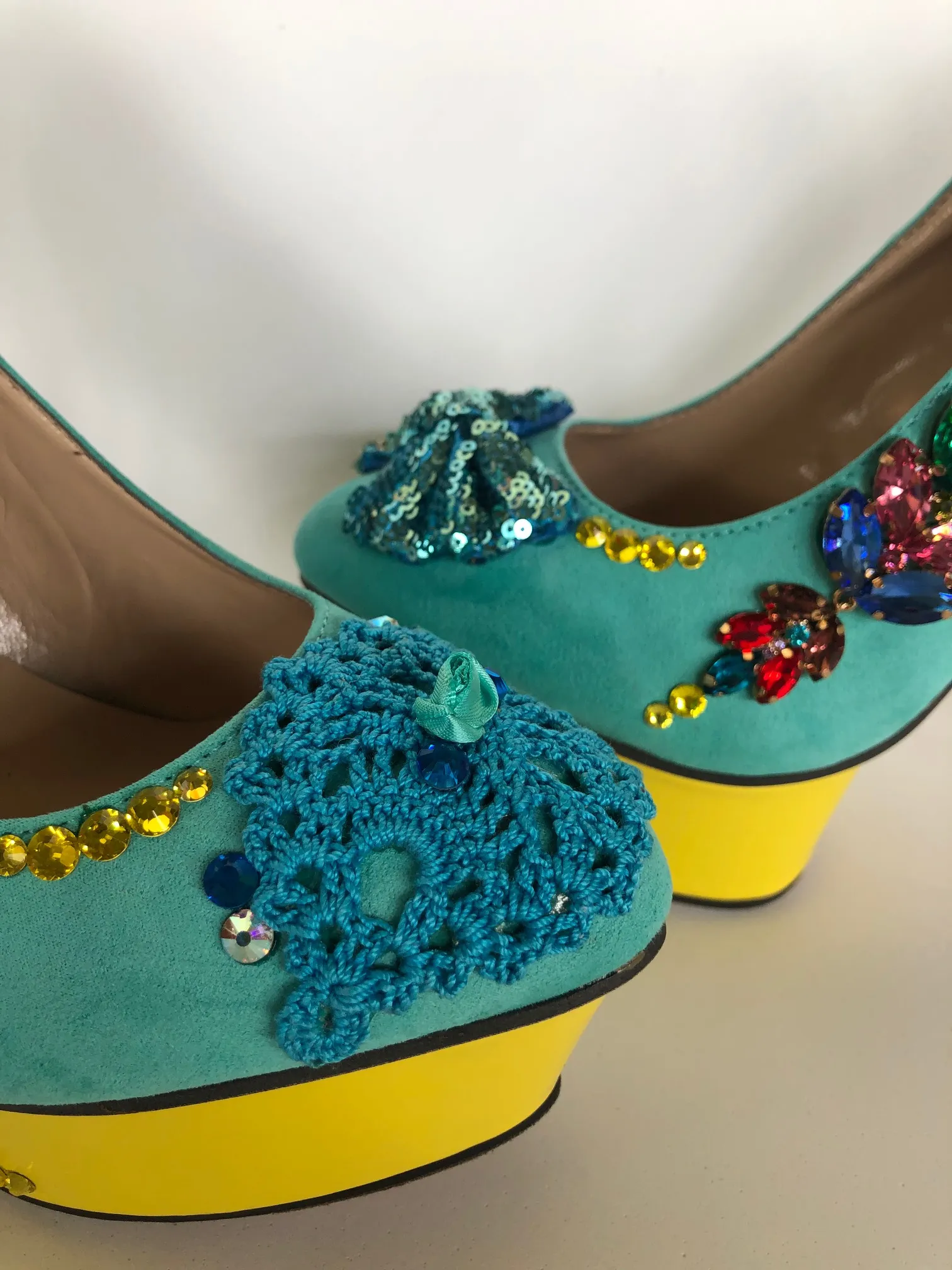 Rainbow pump Size EU 38.5/ USA 8.5