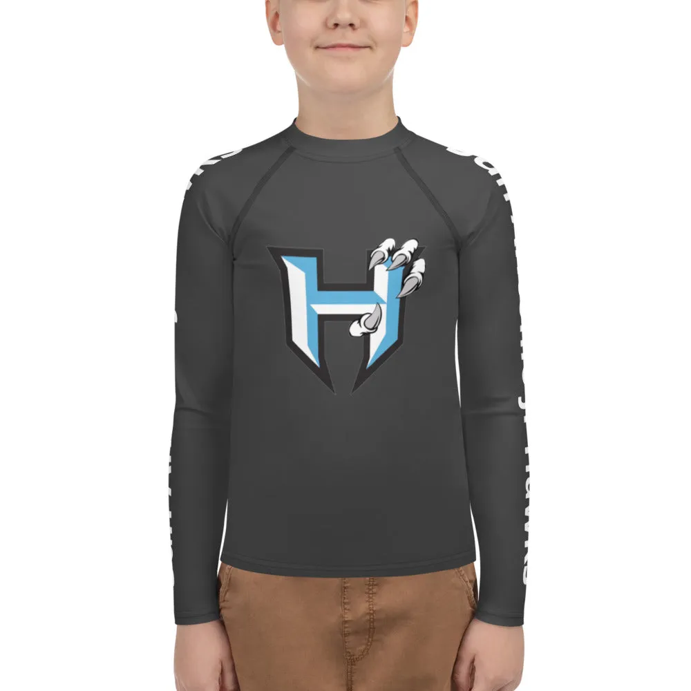 Rash Guard Youth ~ San Antonio Jr Hawks Classic Logo