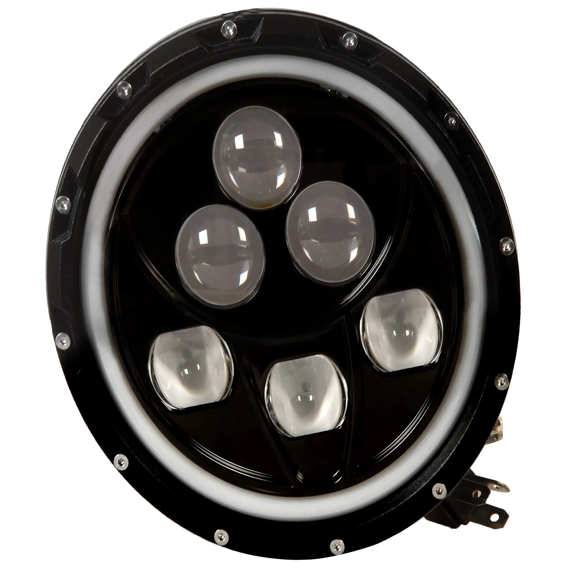 RE 7 Inch 6 LED Full Hi-Low Headlight