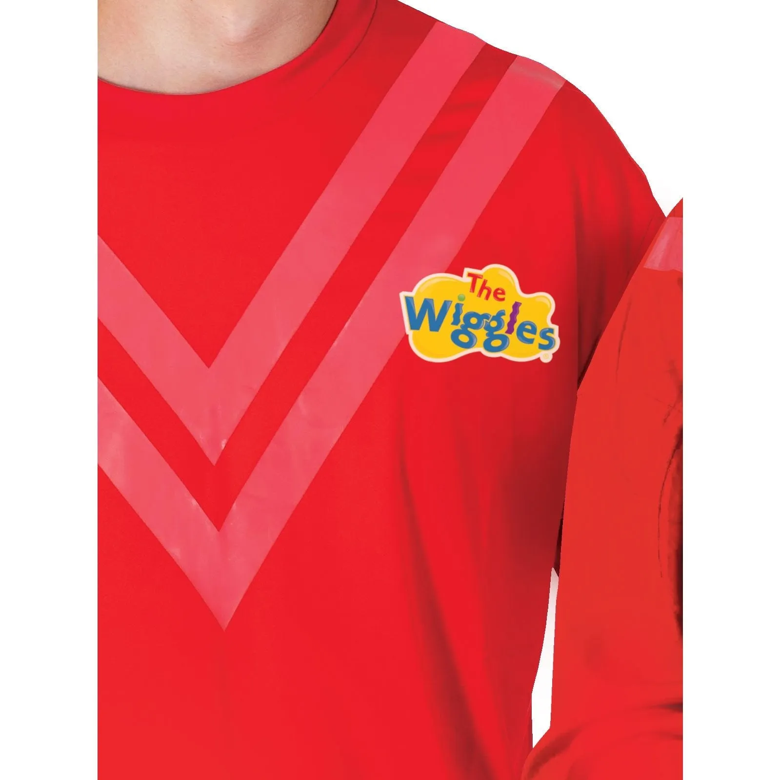 Red Wiggle Costume Top, Adult