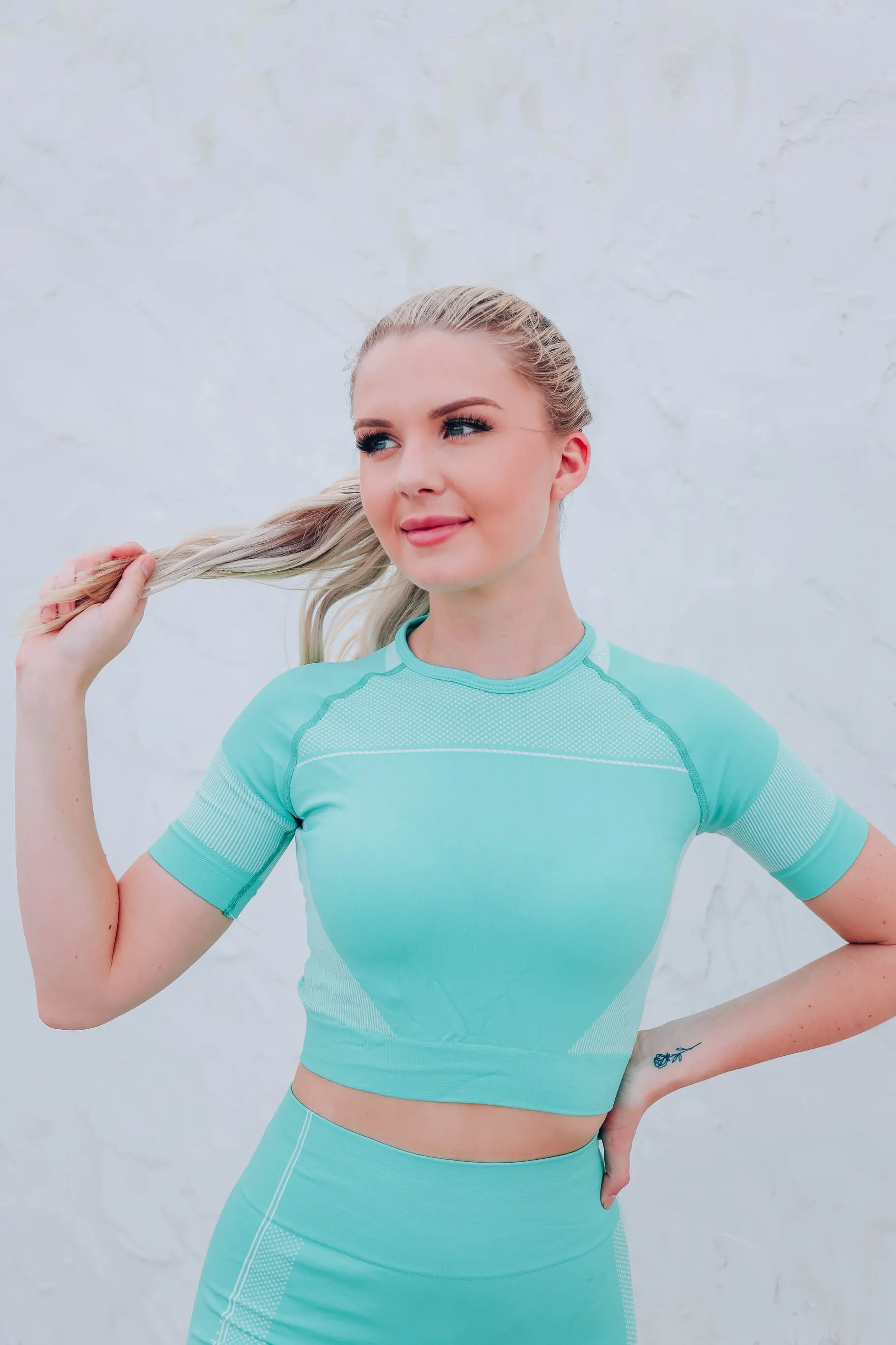 Relax N Restore Biker Short Set - Mint