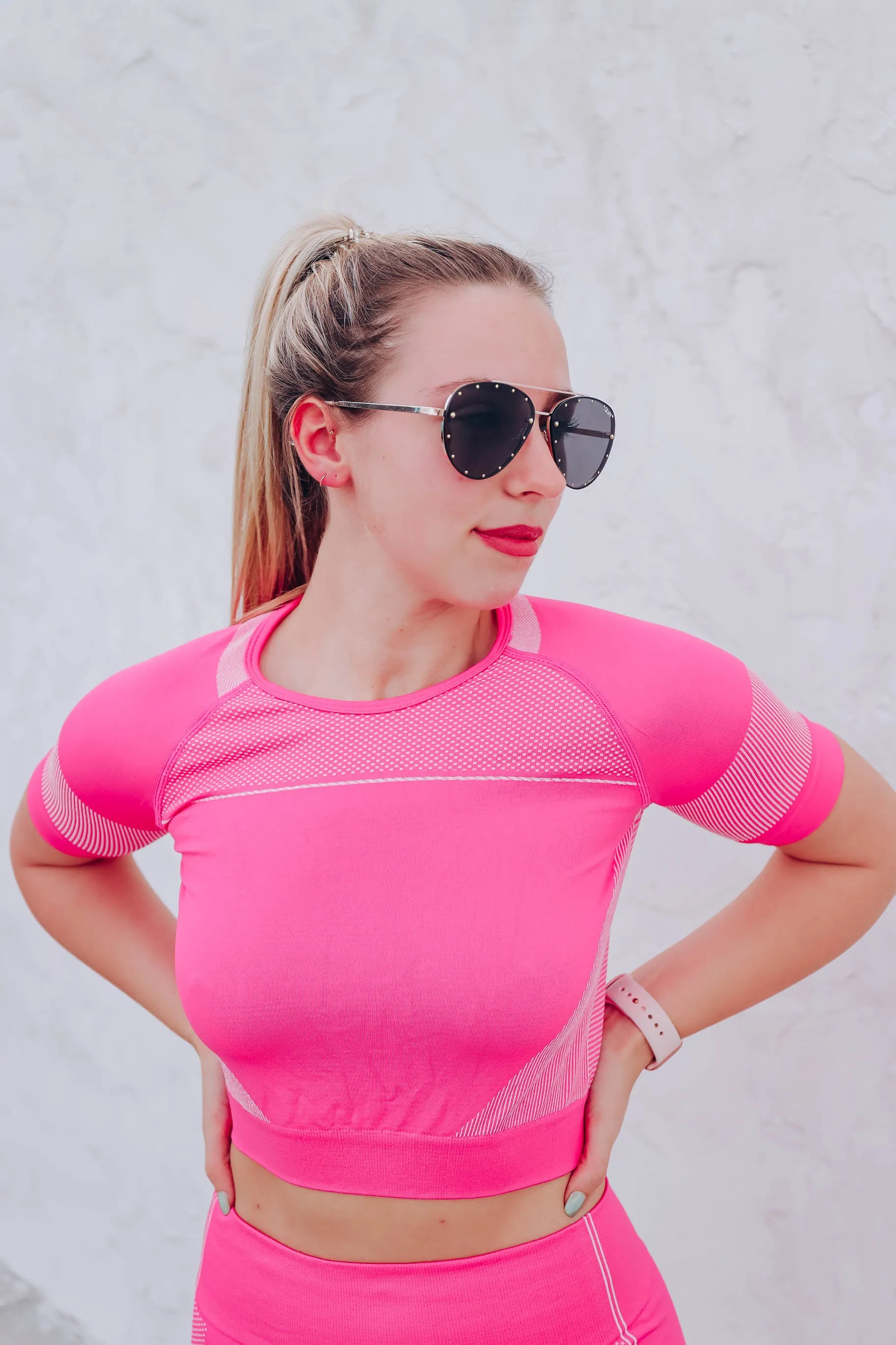 Relax N Restore Biker Short Set - Pink