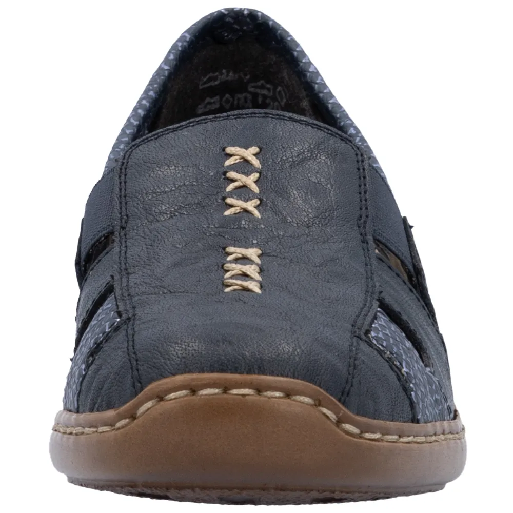 Rieker 41385-15 (Funchal) Pazifik Shoes