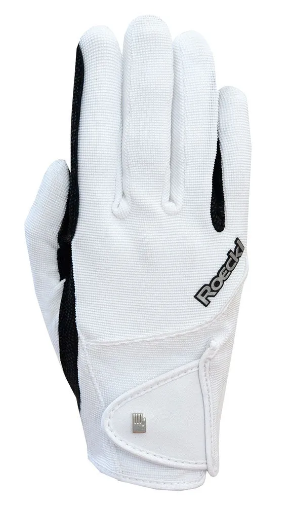 Roeckl Milano White & Black Gloves