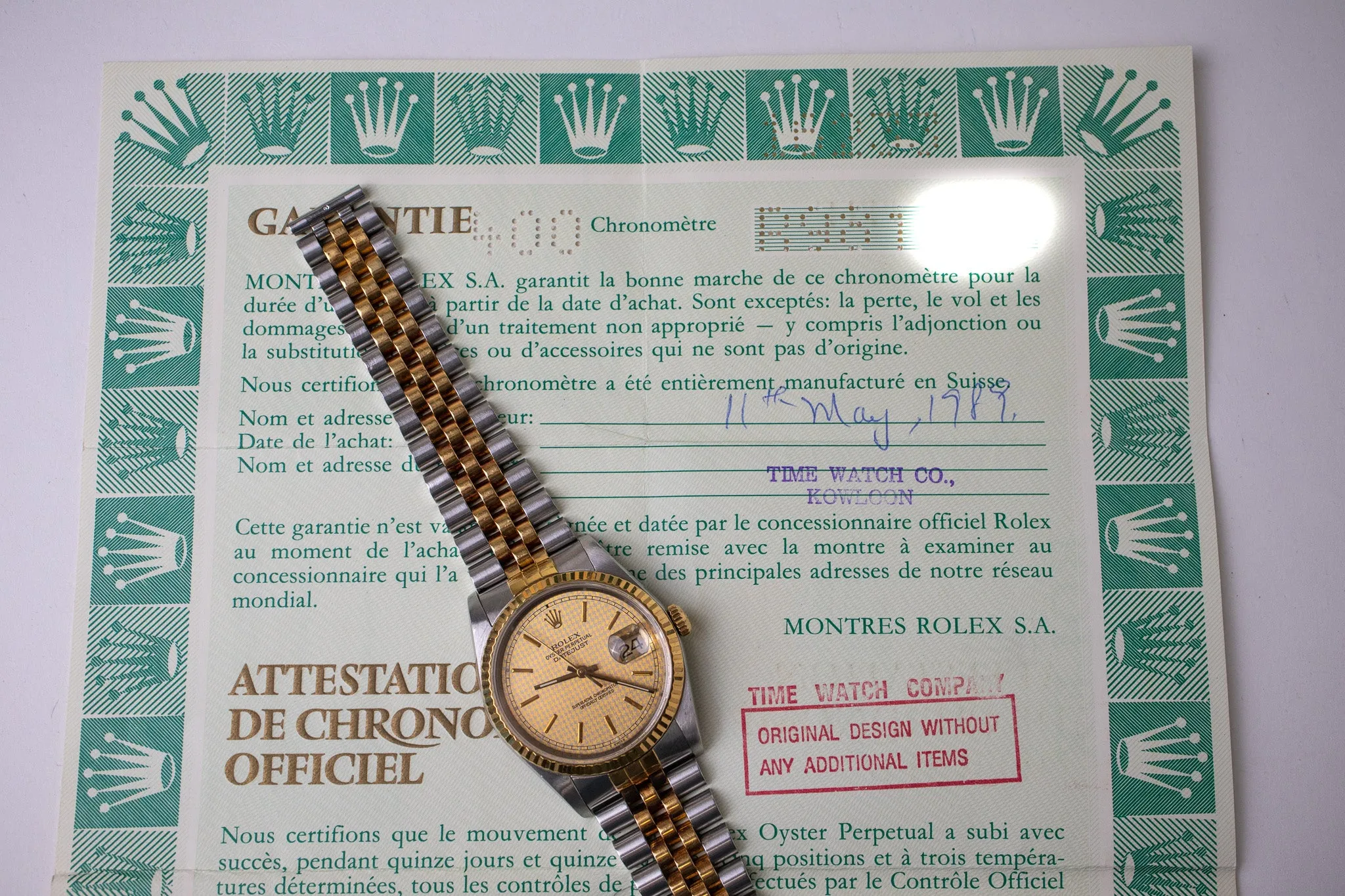 Rolex Datejust 16233 "Houndstooth"