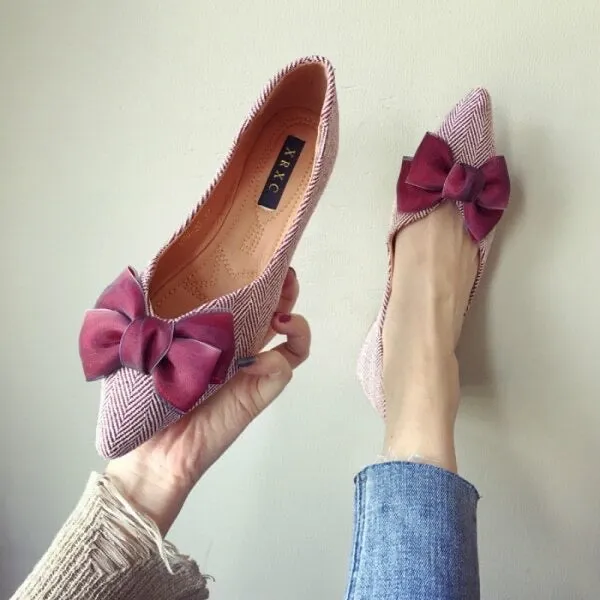 Ruby Flat Shoes Red UK Size 1  IN STOCK