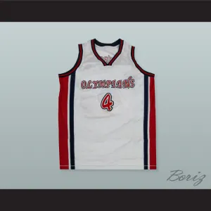 Russell Westbrook 4 Leuzinger High School Olympians White Basketball Jersey