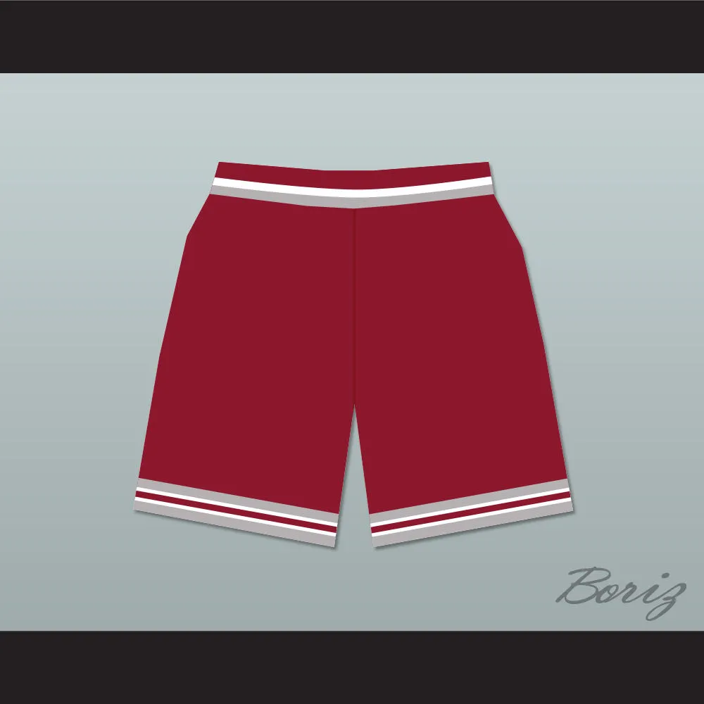 Saved By The Bell Bayside Tigers High School Away Basketball Shorts Includes Tiger Patch