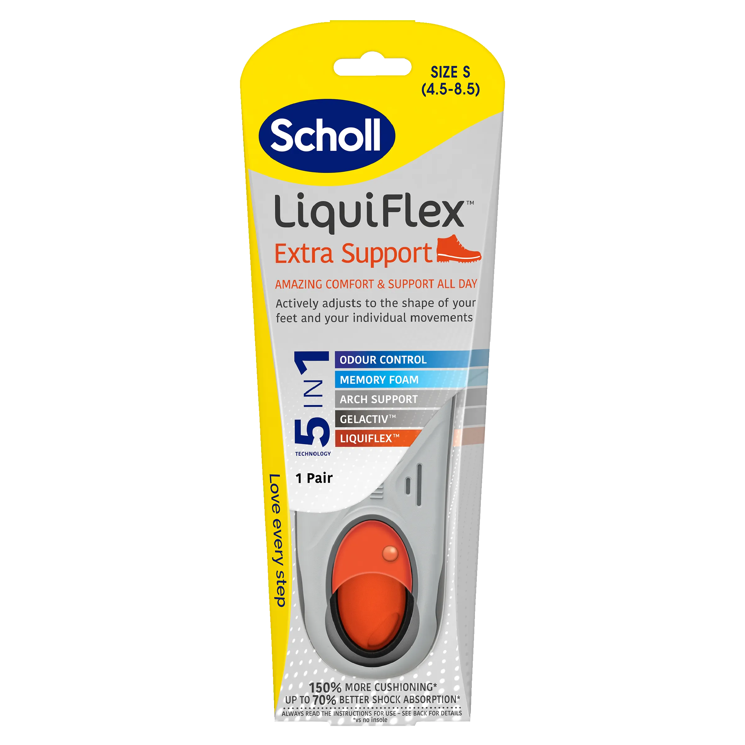 Scholl LiquiFlex Extra Support Insole