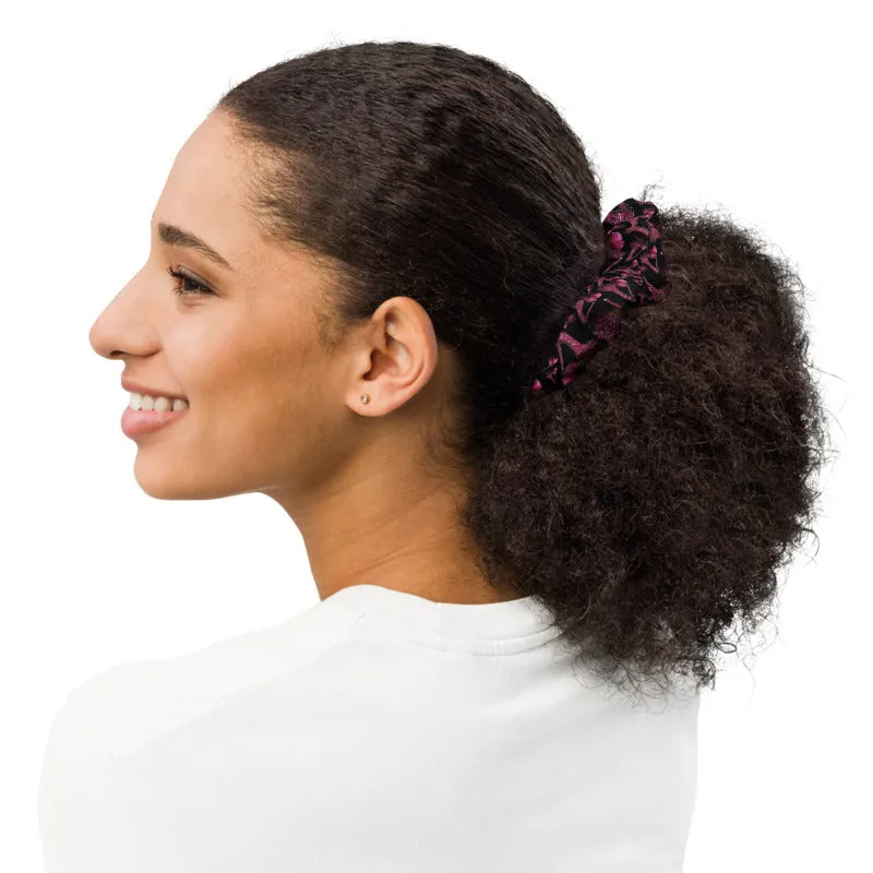 Scrunchie 'Pink crystals shoes'