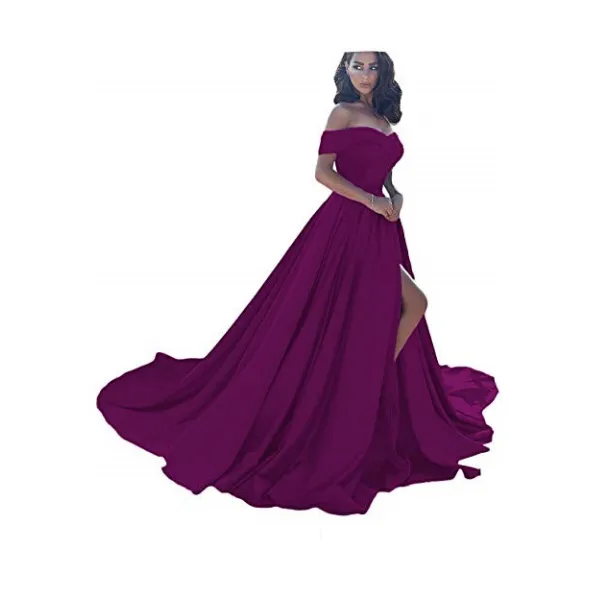 sd-hk Off Shoulder Long Wedding Tail Dresses Long Women