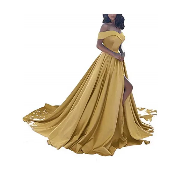 sd-hk Off Shoulder Long Wedding Tail Dresses Long Women