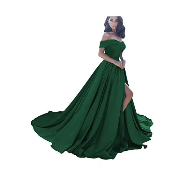 sd-hk Off Shoulder Long Wedding Tail Dresses Long Women