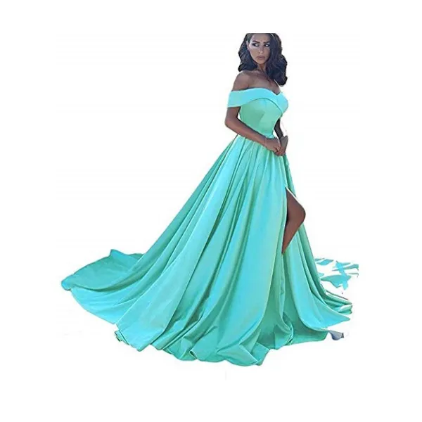 sd-hk Off Shoulder Long Wedding Tail Dresses Long Women