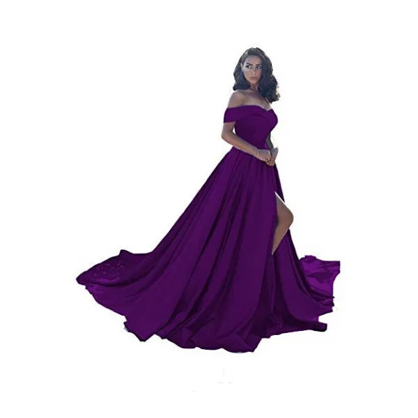 sd-hk Off Shoulder Long Wedding Tail Dresses Long Women