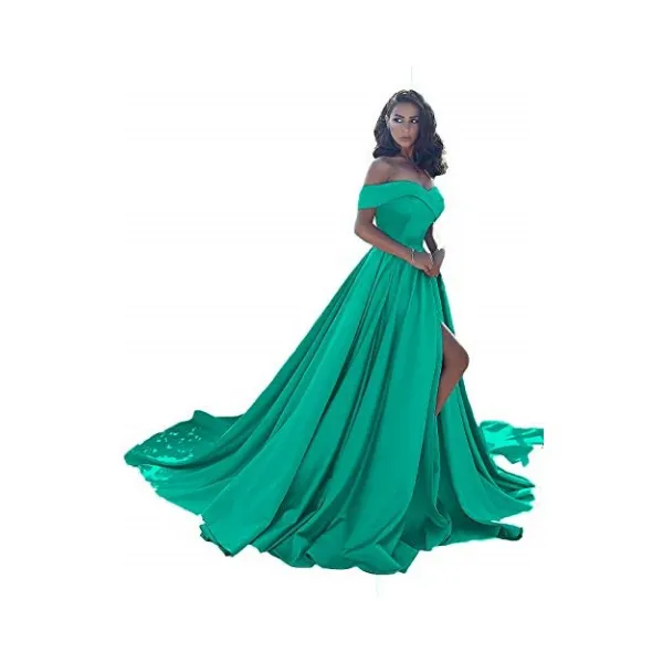 sd-hk Off Shoulder Long Wedding Tail Dresses Long Women
