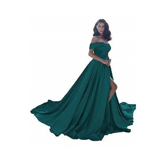 sd-hk Off Shoulder Long Wedding Tail Dresses Long Women