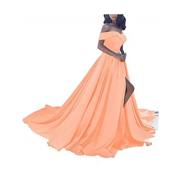 sd-hk Off Shoulder Long Wedding Tail Dresses Long Women