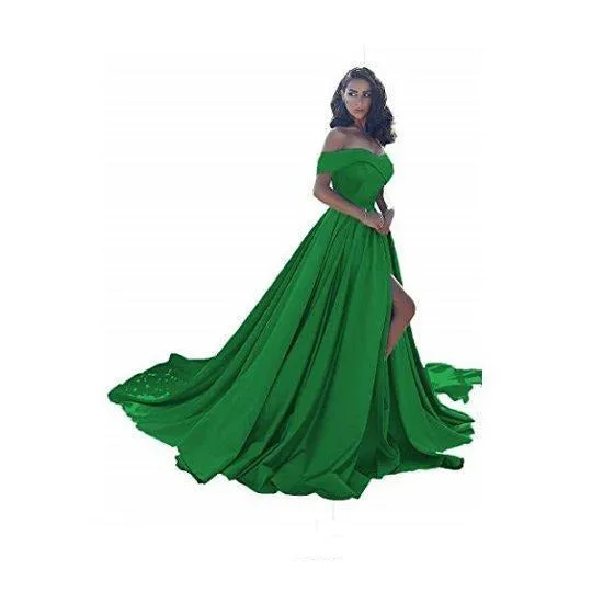 sd-hk Off Shoulder Long Wedding Tail Dresses Long Women