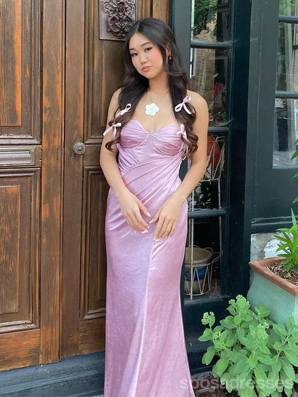 Sexy Pink Mermaid Sweetheart Long Party Prom Dresses Ideas,Evening Gowns,13806