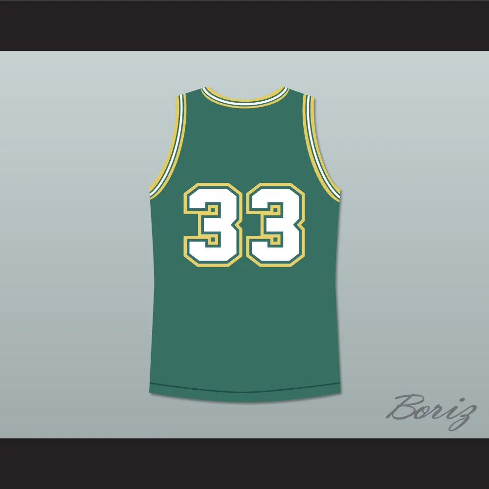 Shaquille O'Neal 33 Robert G. Cole High School Green Basketball Jersey