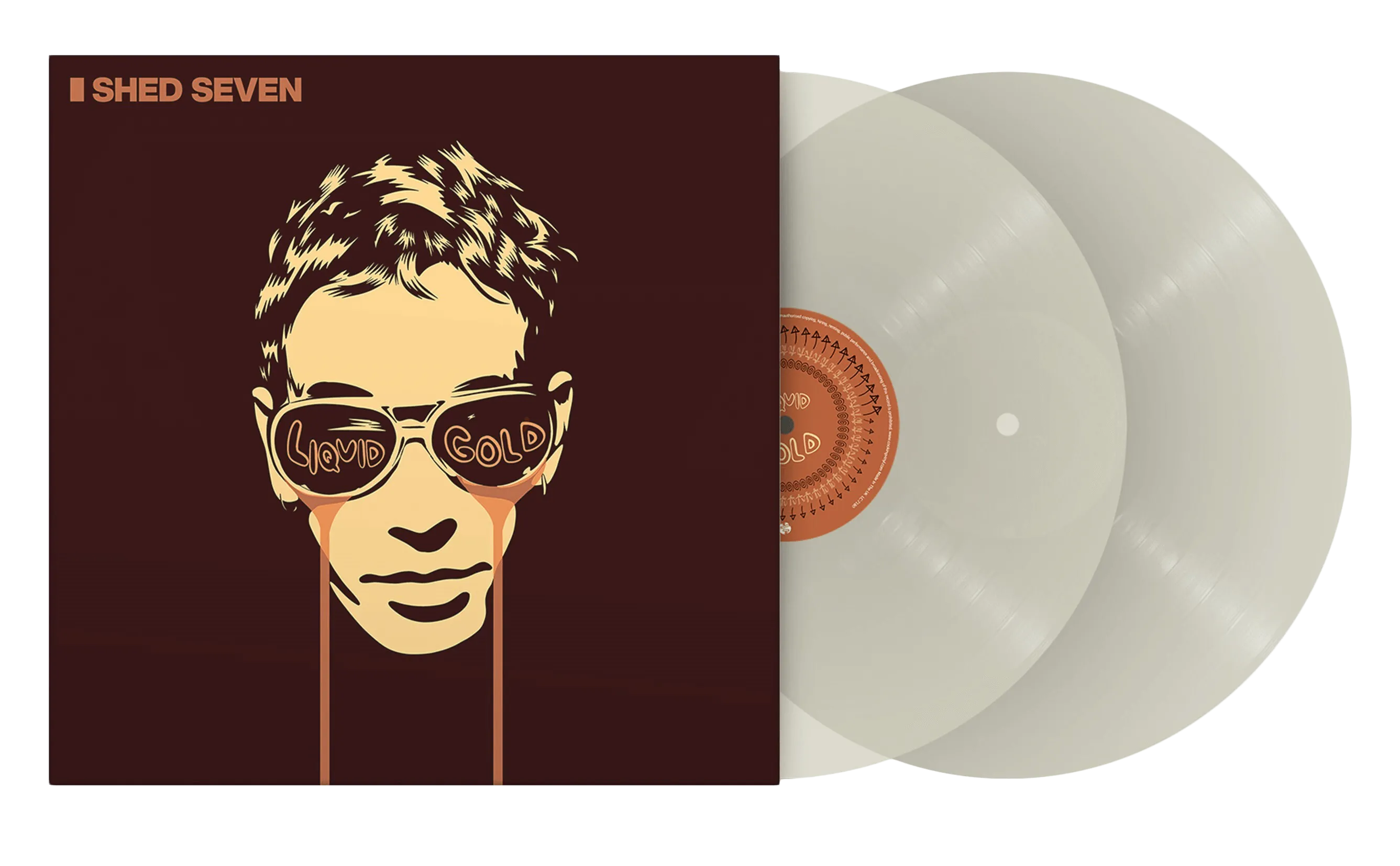 Shed Seven : Liquid Gold (Natural Colour Vinyl / Etched D-side)
