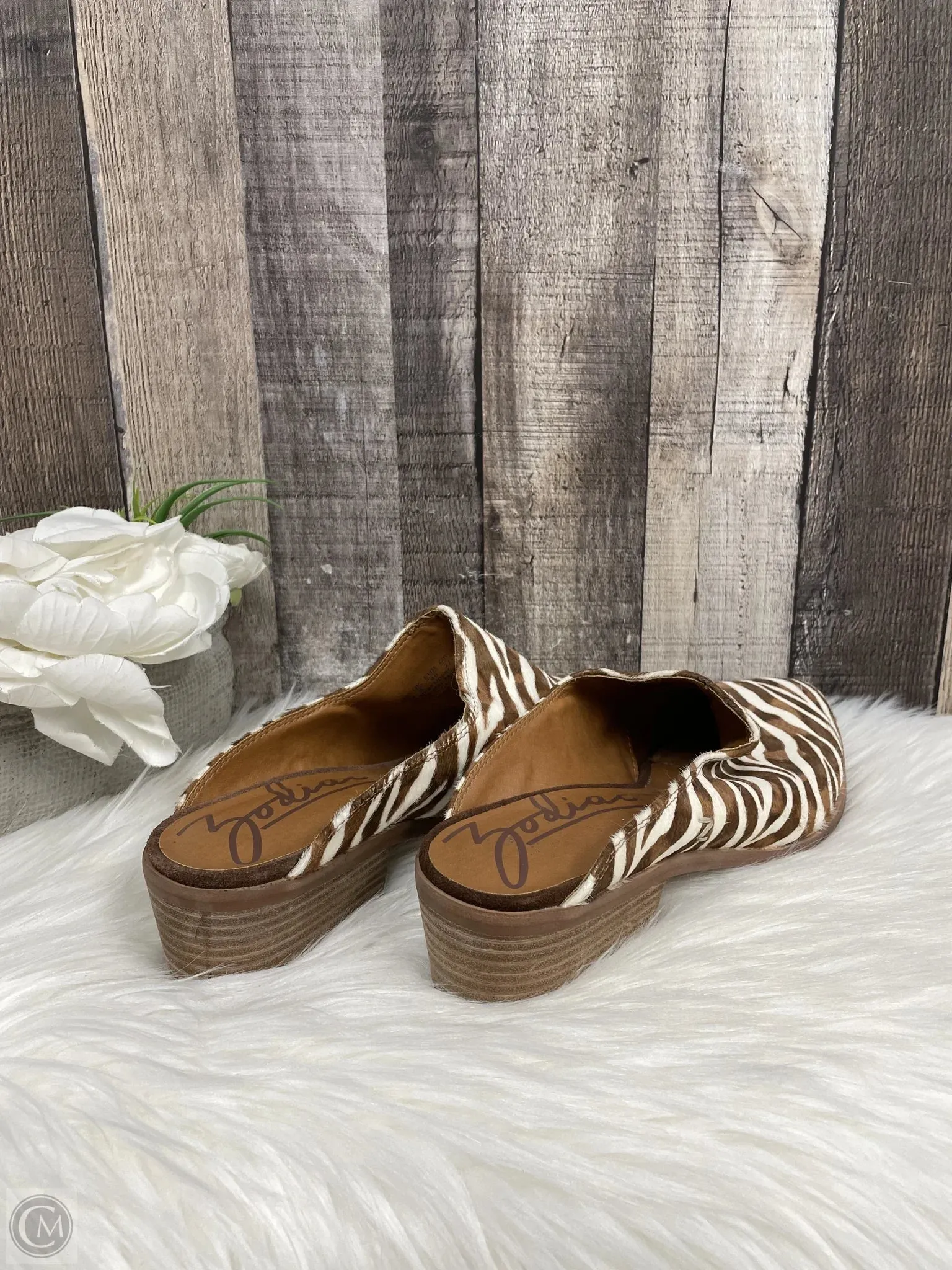 Shoes Heels Block By Cme In Animal Print, Size: 10
