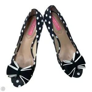 Shoes Heels Platform By Clothes Mentor In Polkadot Pattern, Size: 7