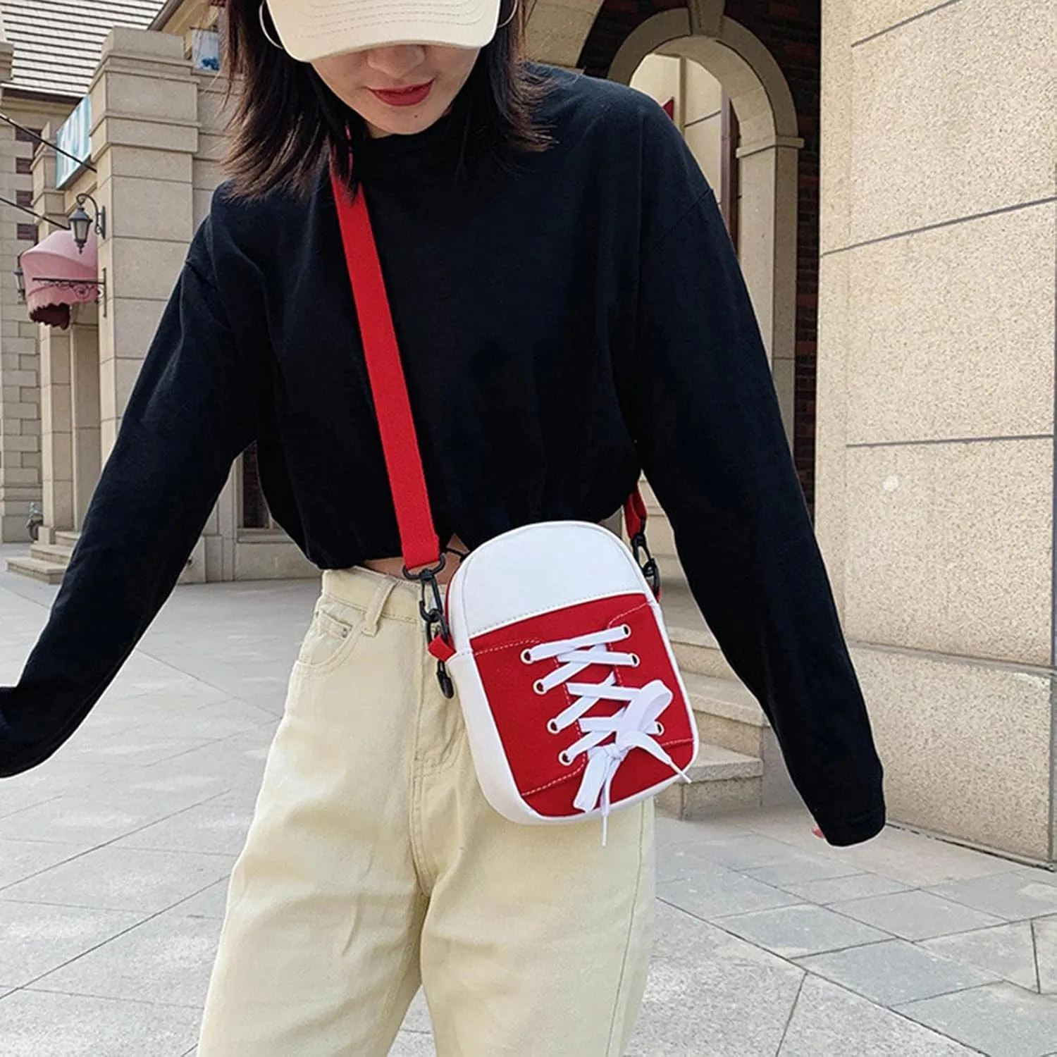 Shoes Shape Crossbody Bag
