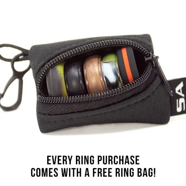 Silicone Ring | 2 Tone | Black/Bronze