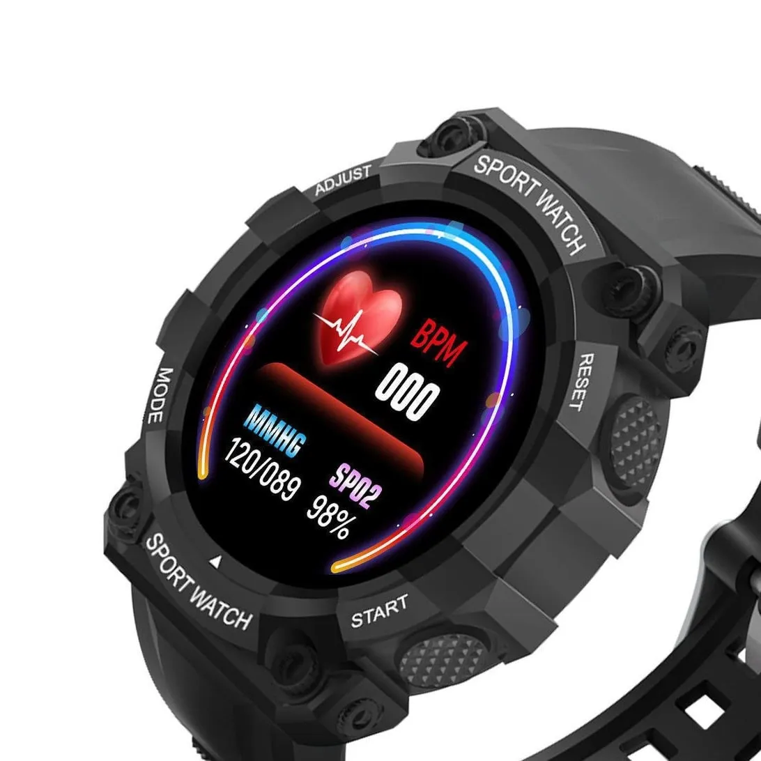 Smartwatch Sports Gear - Wielofunkcyjny Zegarek Inteligentny - Czarny