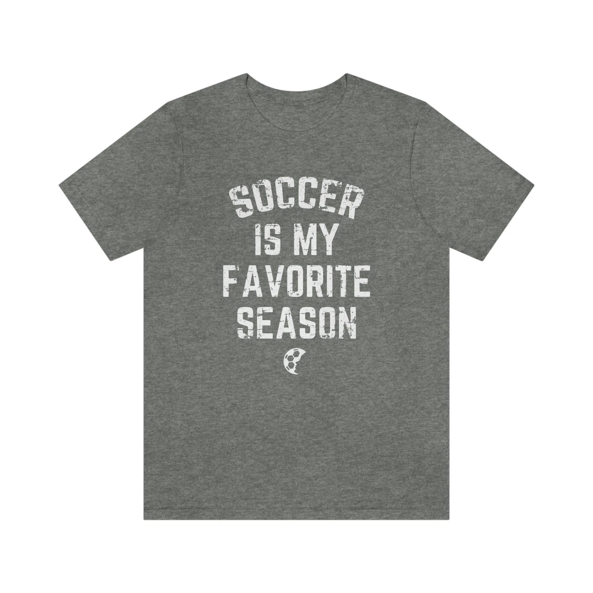 Soccer Is My Favorite Season Adult T-Shirt