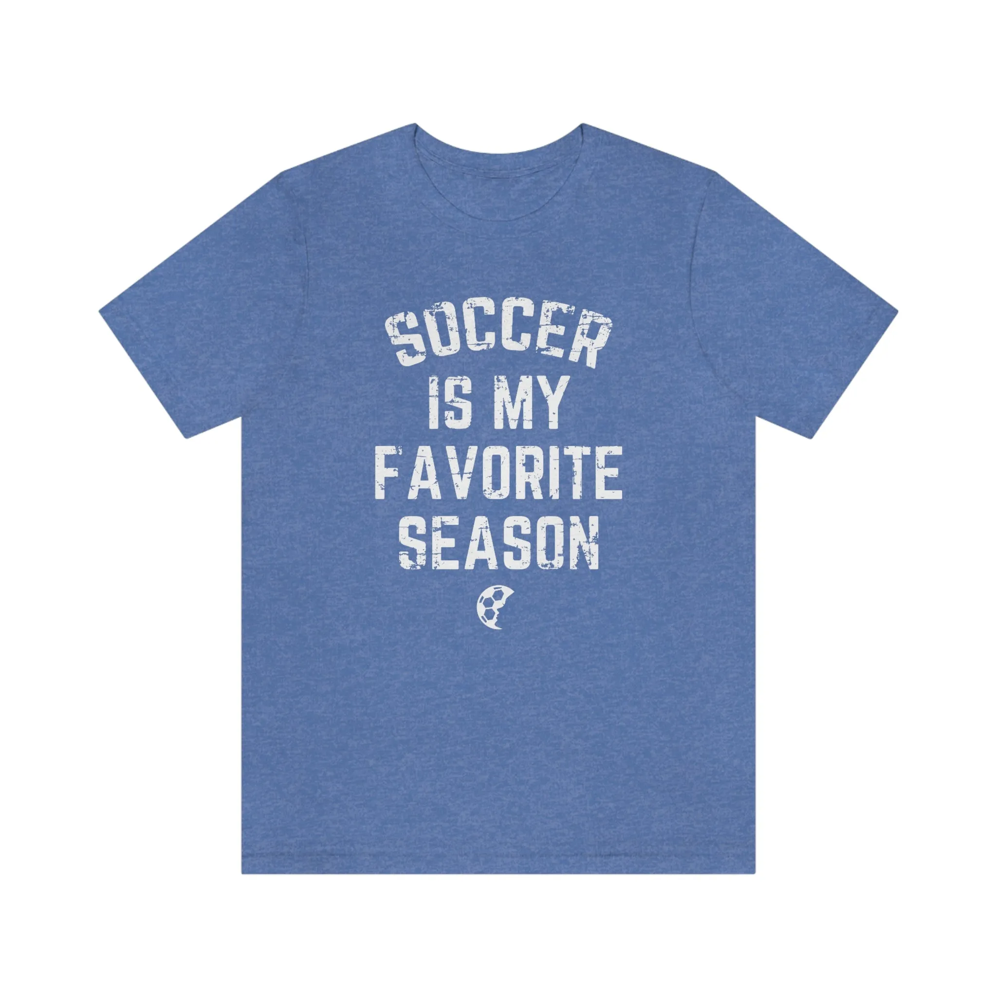 Soccer Is My Favorite Season Adult T-Shirt
