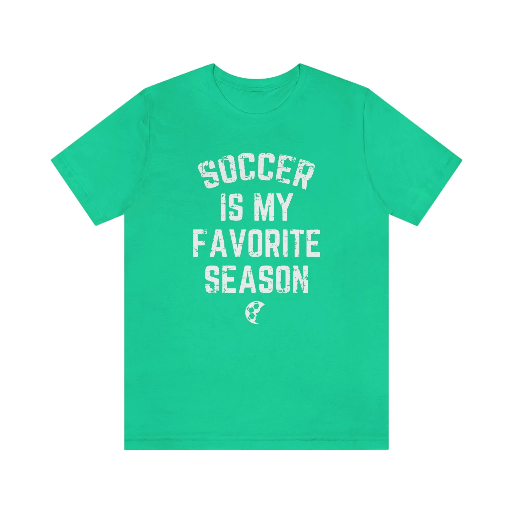 Soccer Is My Favorite Season Adult T-Shirt