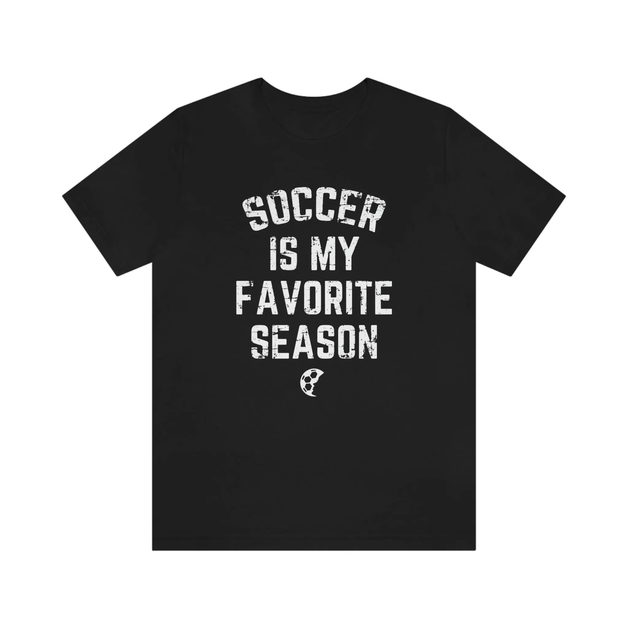 Soccer Is My Favorite Season Adult T-Shirt