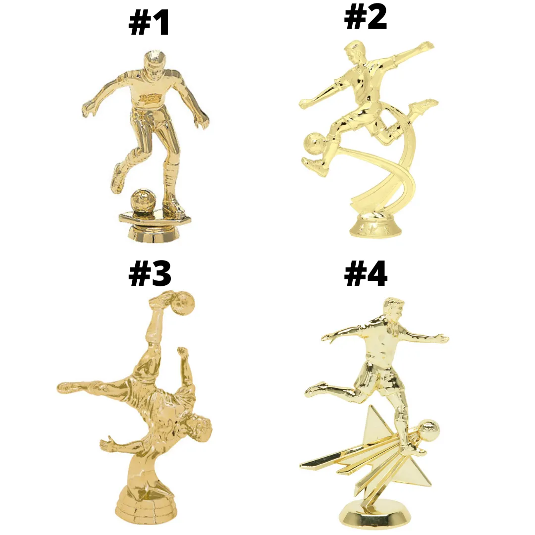 Soccer Trophy - Traditional Shiny