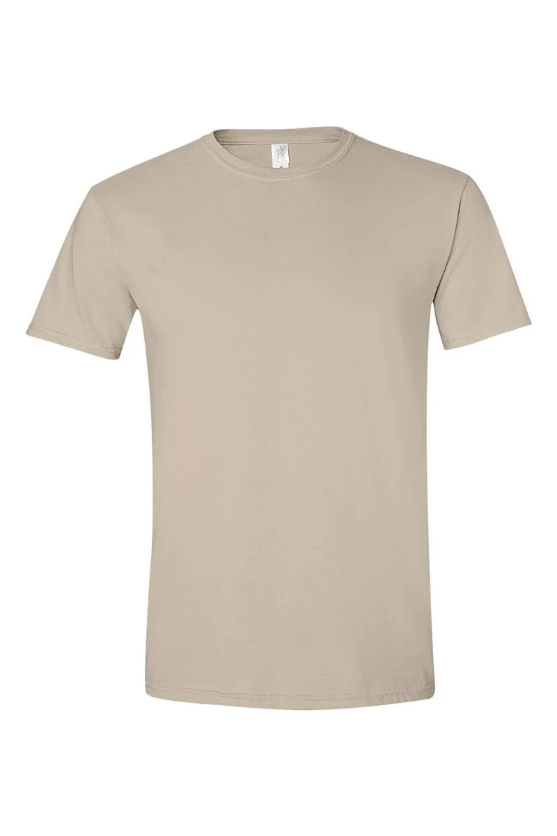 Softball Bow Softstyle Adult T-Shirt