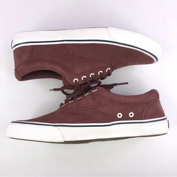 Sperry Striper II CVO Burgundy Shoes Size 8M