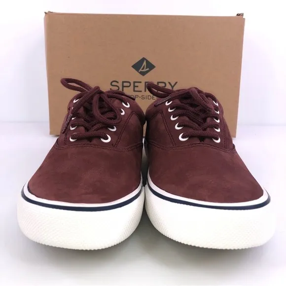 Sperry Striper II CVO Burgundy Shoes Size 8M