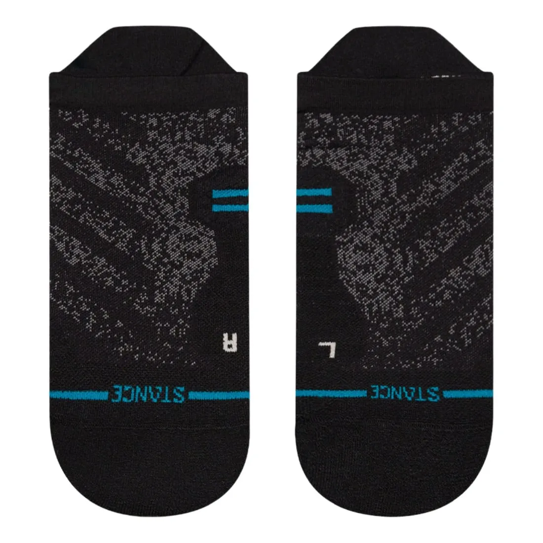 Stance Run Light Tab Socks - Black SP25