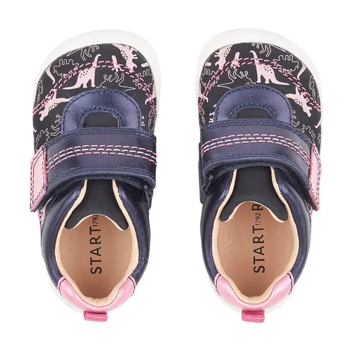 Startrite Footprint First Walker F Fit Pink Dino