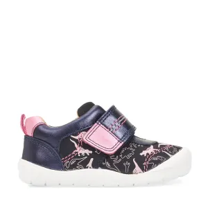 Startrite Footprint First Walker F Fit Pink Dino
